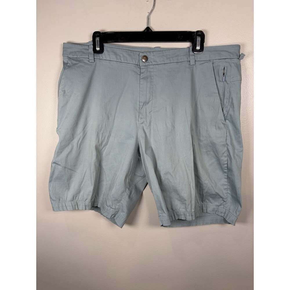 Lululemon Men Commission Short 9" light Blue Technical Chino Golf Shorts Size 36